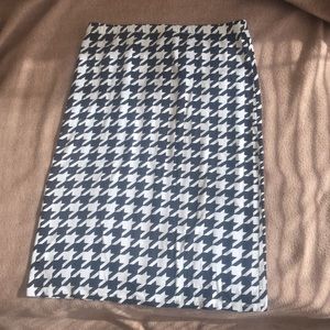 Cut Print pencil skirt